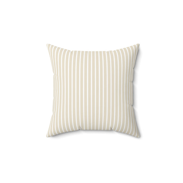 Vintage Stripes Pillow Cover + Insert Taupe