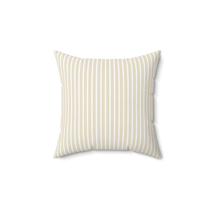 Vintage Stripes Pillow Cover + Insert Taupe
