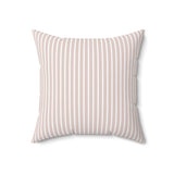 Vintage Stripes Pillow Cover + Insert in Blush