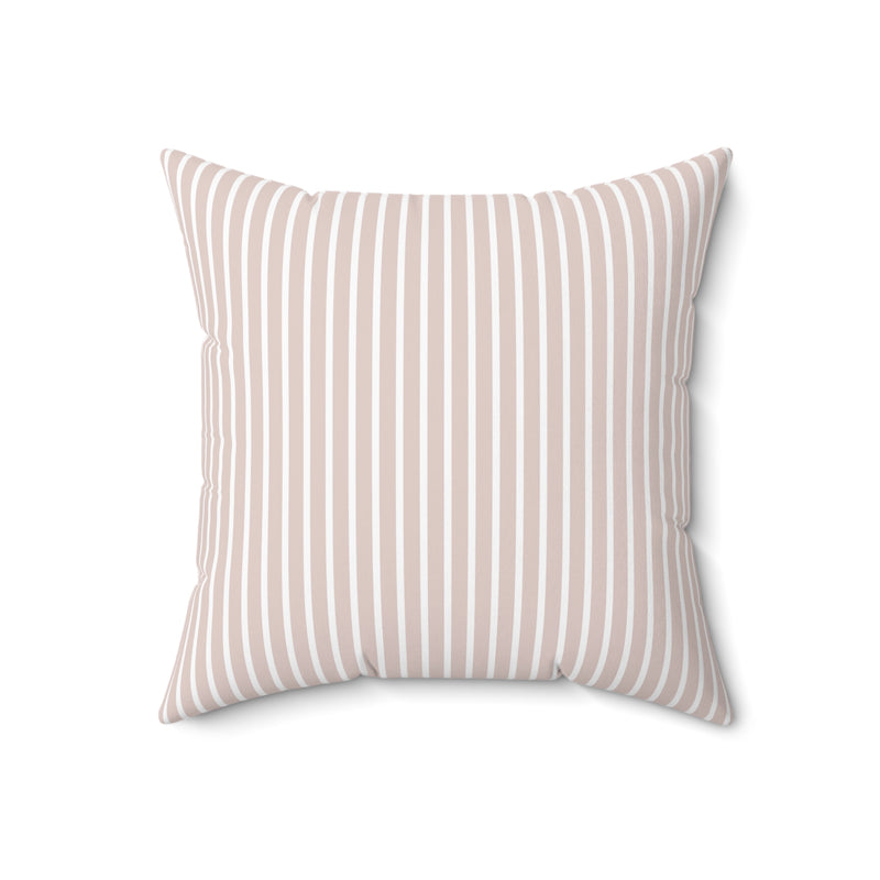 Vintage Stripes Pillow Cover + Insert in Blush