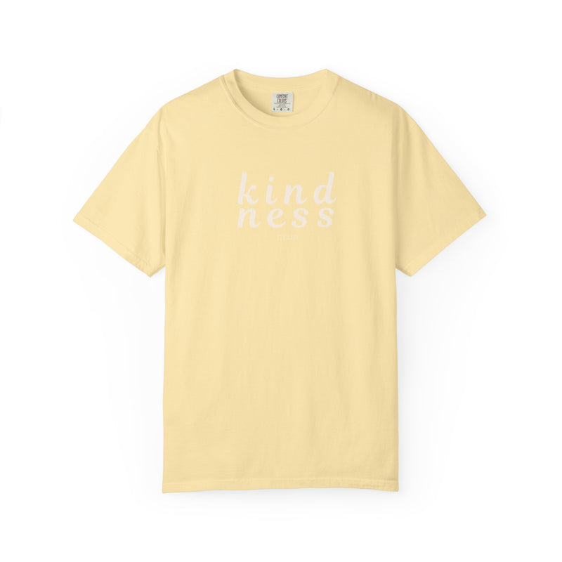 Kindness Club White Unisex Garment-Dyed T-Shirt, Summer Vibe Tee, Ocean Lover Gift, Casual Beachwear, Relaxed Fit Shirt, [...]