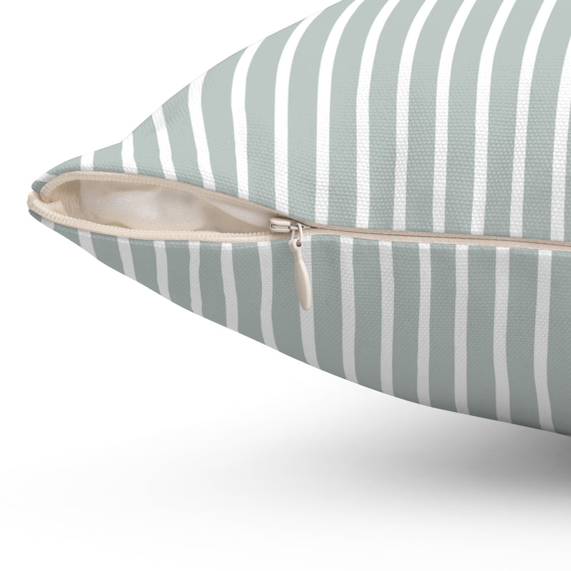 Vintage Stripes Pillow Cover + Insert Powder Blue