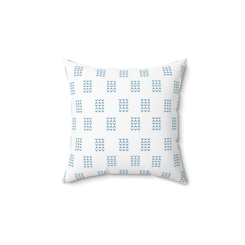 Blue/White Modern Pillow Original Design