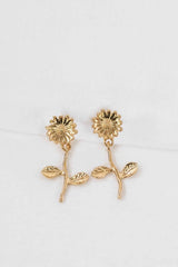 Sunflower Dangle Earrings