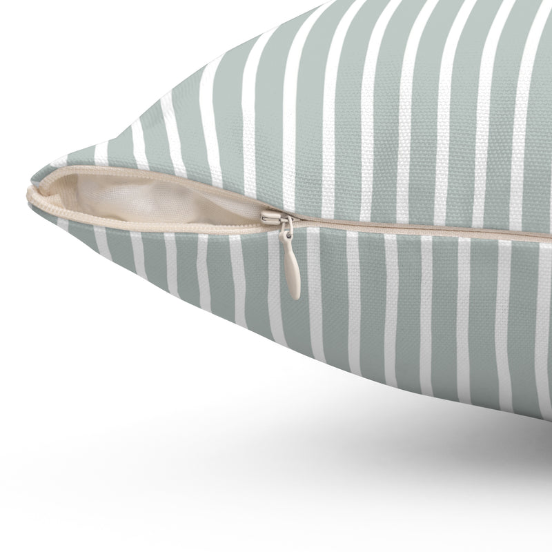 Vintage Stripes Pillow Cover + Insert Powder Blue