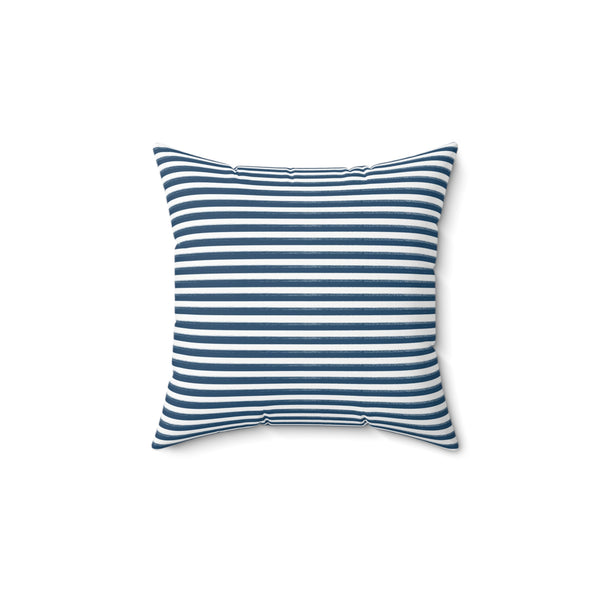 Blue Stripes Pillow Original Design