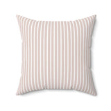 Vintage Stripes Pillow Cover + Insert in Blush