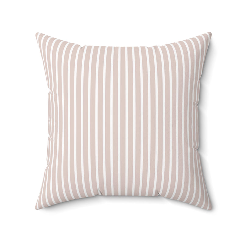 Vintage Stripes Pillow Cover + Insert in Blush