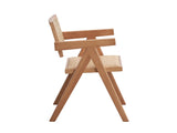 ACME Velentina Arm Chair (Set-2), Rattan & Natural Finish