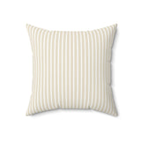 Vintage Stripes Pillow Cover + Insert Taupe