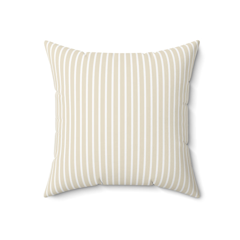 Vintage Stripes Pillow Cover + Insert Taupe