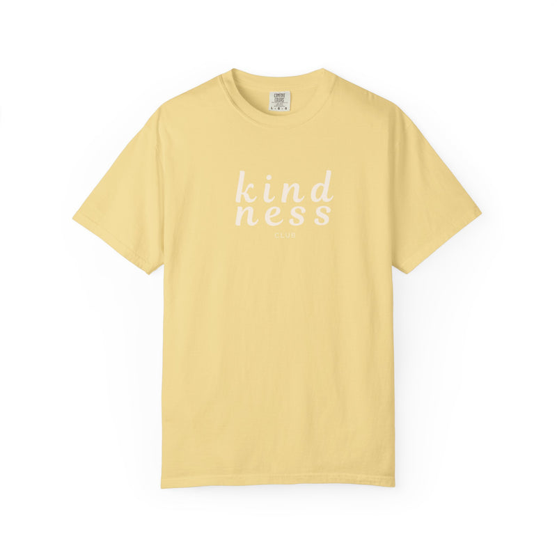 Kindness Club White Unisex Garment-Dyed T-Shirt, Summer Vibe Tee, Ocean Lover Gift, Casual Beachwear, Relaxed Fit Shirt, [...]