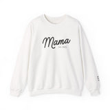 Personalized Mama Crewneck Sweatshirt, Cozy Sweatshirt Customized Mama Sweatshirt