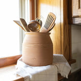 Terracotta Utensil Storage Crock