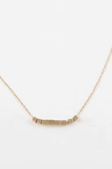 Cubed Necklace 14K