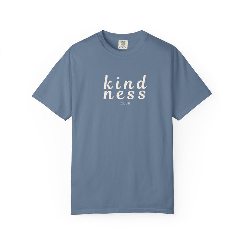 Kindness Club White Unisex Garment-Dyed T-Shirt, Summer Vibe Tee, Ocean Lover Gift, Casual Beachwear, Relaxed Fit Shirt, [...]