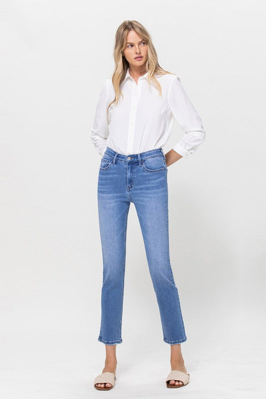 Shayla High Rise Straight Jeans