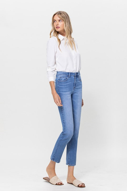 Shayla High Rise Straight Jeans
