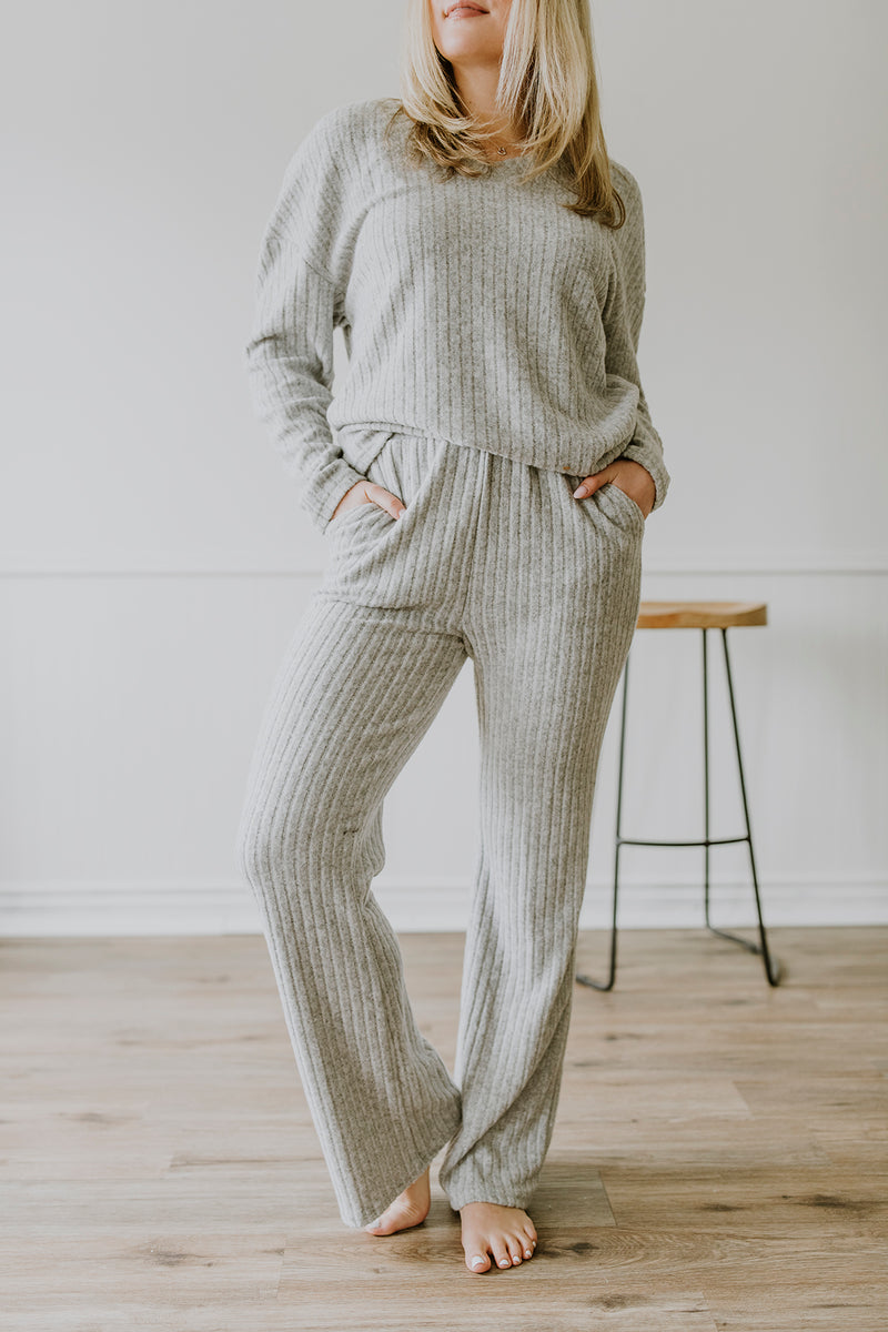 Ribbed Two-Piece Lounge Set