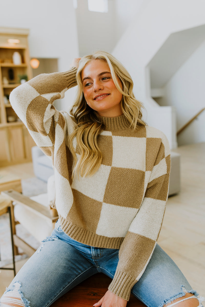 Phae Checkered Sweater