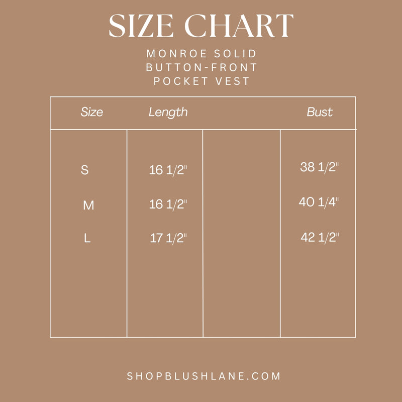 Monroe Solid Button-Front Pocket Vest