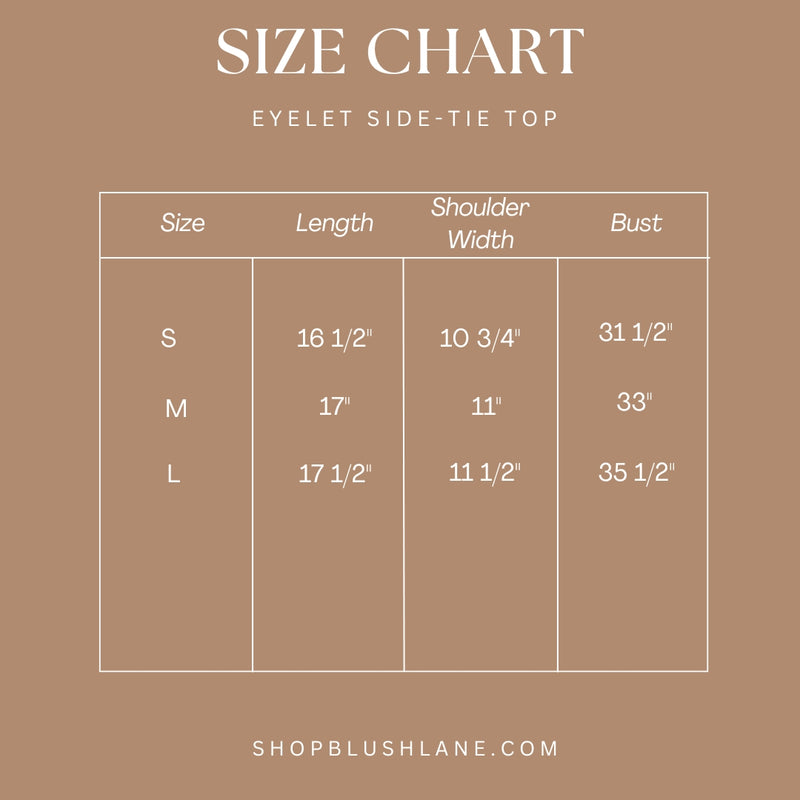 Eyelet Side-Tie Top
