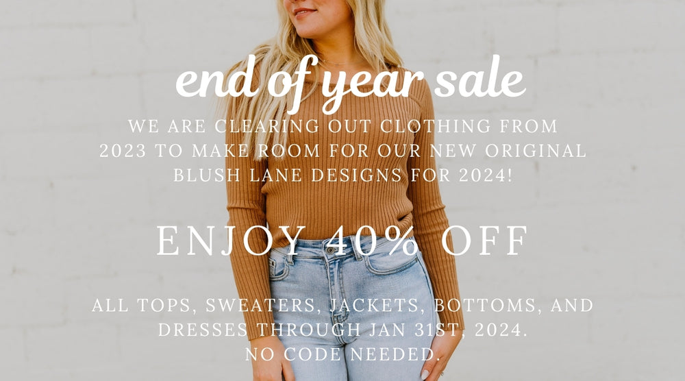 Online Women's Clothing Boutique – Blush Lane