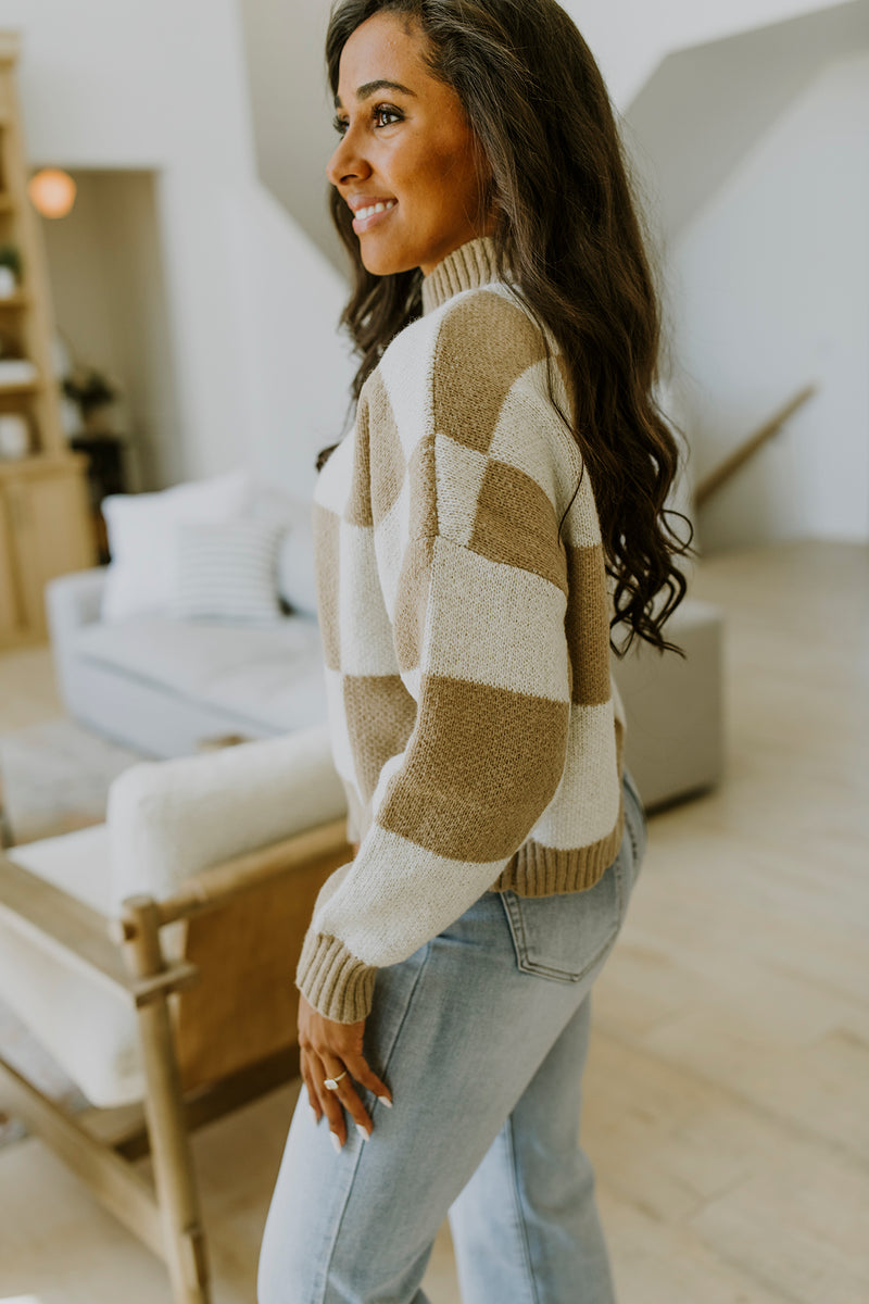 Phae Checkered Sweater