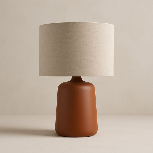 Terracotta Table Lamp – Modern Rustic Accent Lighting | Blush Lane Home