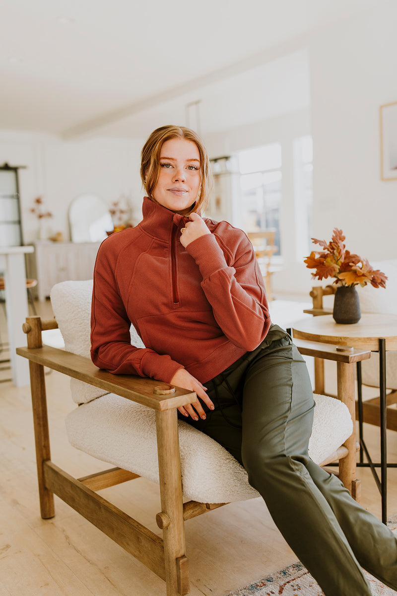 Ava Zip Sweater
