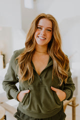 Ava Zip Sweater