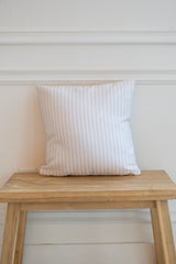 Vintage Stripes Pillow Cover + Insert Taupe