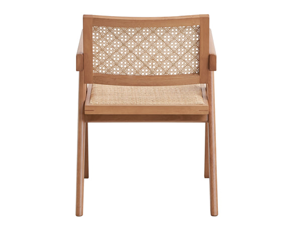 ACME Velentina Arm Chair (Set-2), Rattan & Natural Finish