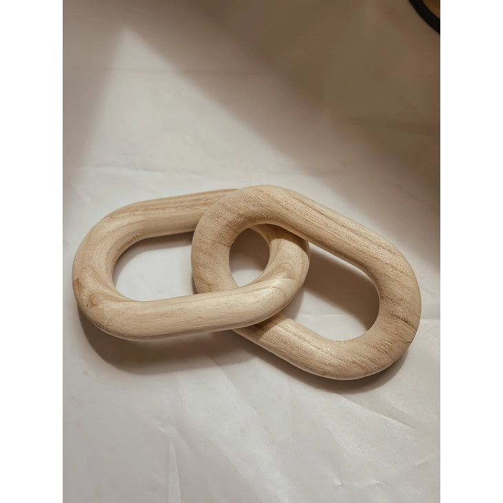Wood Chain Link Duo