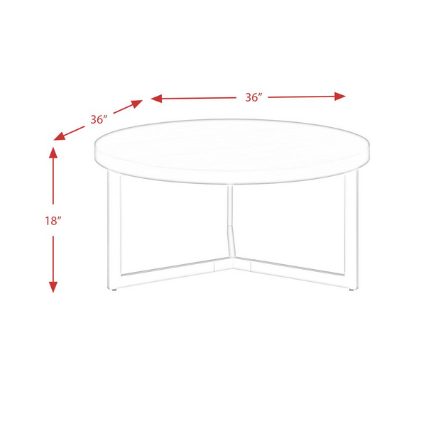 Melrose Round Coffee Table