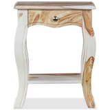 vidaXL Bedside Cabinet Solid Sheesham Wood 15.7"x11.8"x19.7"
