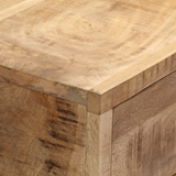 vidaXL Sideboard 55.1"x13.8"x29.5" Solid Mango Wood