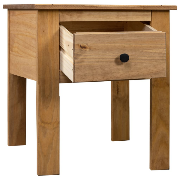 vidaXL Bedside Cabinet 18.1"x15.7"x22.4" Pine Panama Range