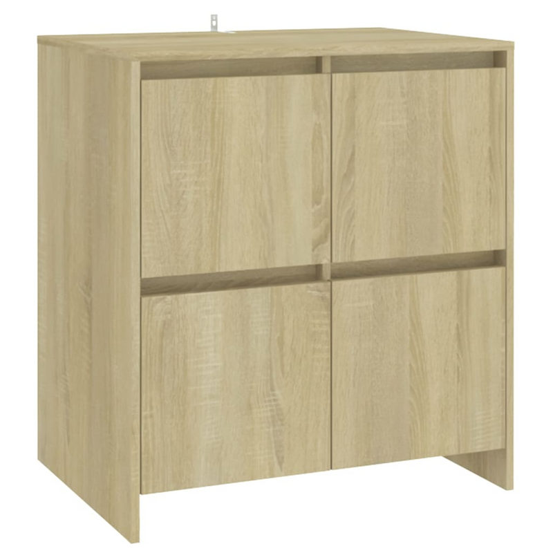 vidaXL 2 Piece Sideboard Sonoma Oak Engineered Wood