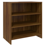 vidaXL 2 Piece Sideboard Brown Oak Engineered Wood