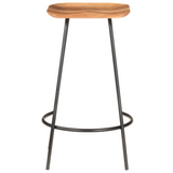 vidaXL Bar Stools 4 pcs Solid Acacia Wood