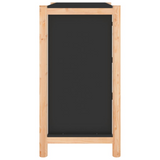 vidaXL Sideboard Black 24.4"x15"x27.6" Engineered Wood
