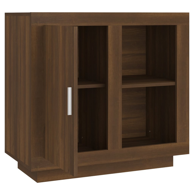 vidaXL Sideboard Brown Oak 31.5"x15.7"x29.5"