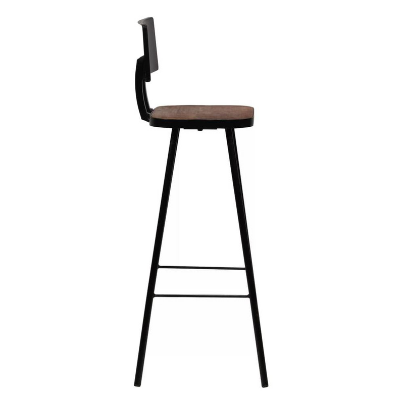 vidaXL Bar Chairs 4 pcs Solid Reclaimed Wood, 245391
