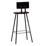 vidaXL Bar Chairs 4 pcs Solid Reclaimed Wood, 245391