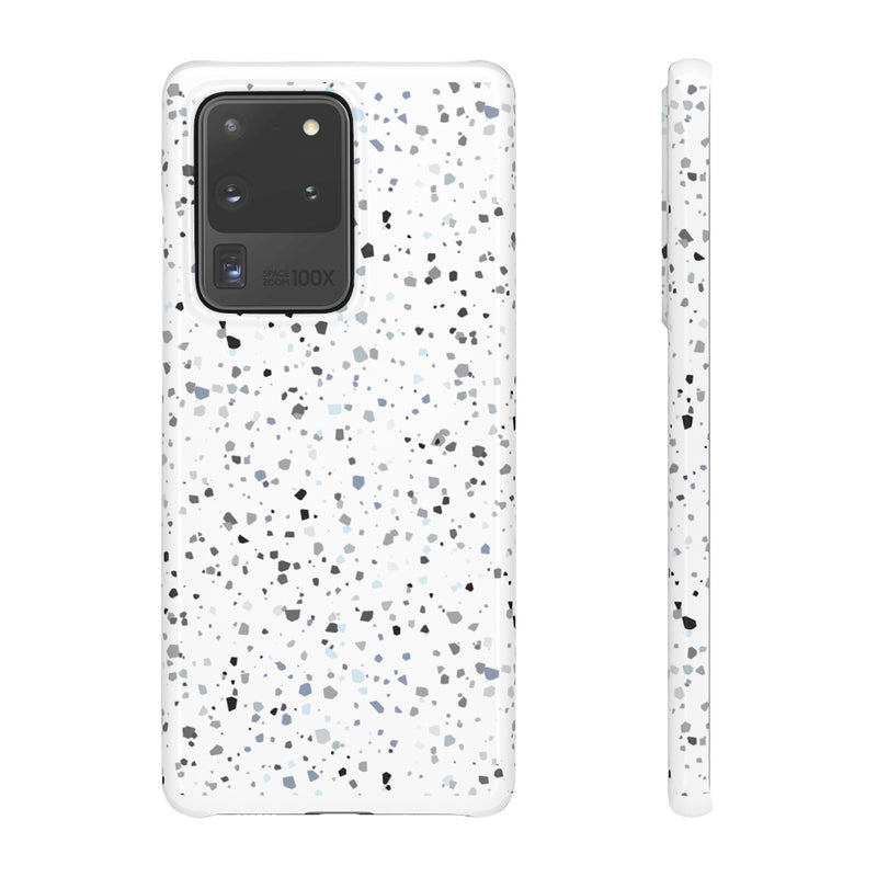 White Terazzo Phone Case