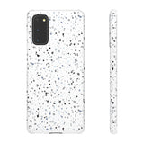 White Terazzo Phone Case