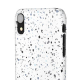 White Terazzo Phone Case