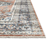 Summit Wasilla Rust/Natural/Blue Area Rug, 3'11" x 5'7"