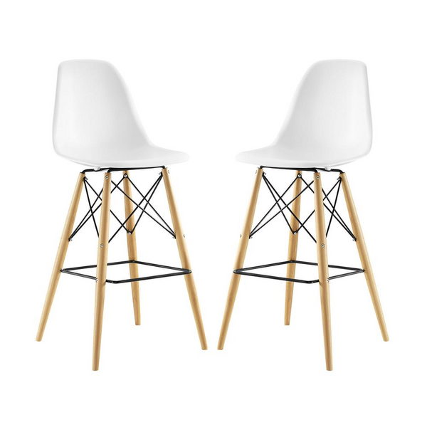 Pyramid Dining Side Bar Stool Set of 2